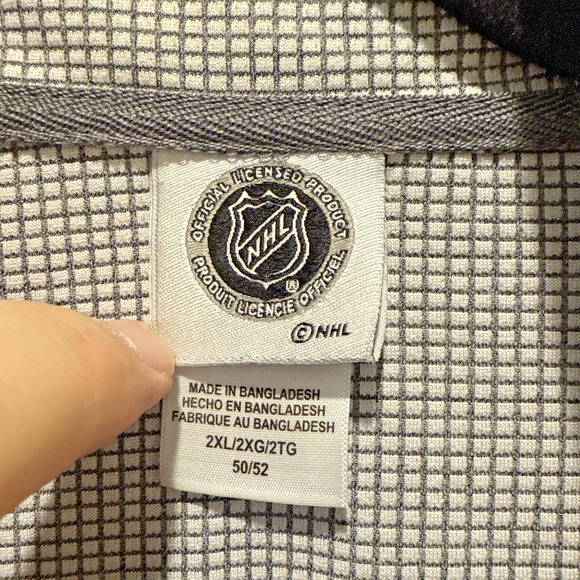 NHL Washington Capitals Hockey 2XL XXL Men’s 1/4 Zip Gray Long Sleeve - Picture 6 of 9